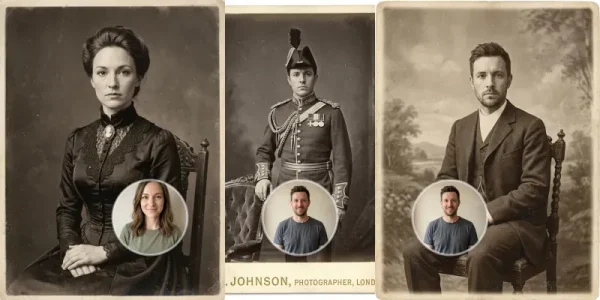 Set 10 Prompt: 1800s Ancestor Portraits From Photos