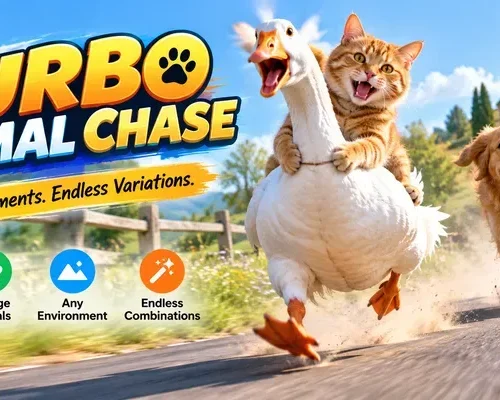 Set 10 Prompt: Turbo Animal Chases