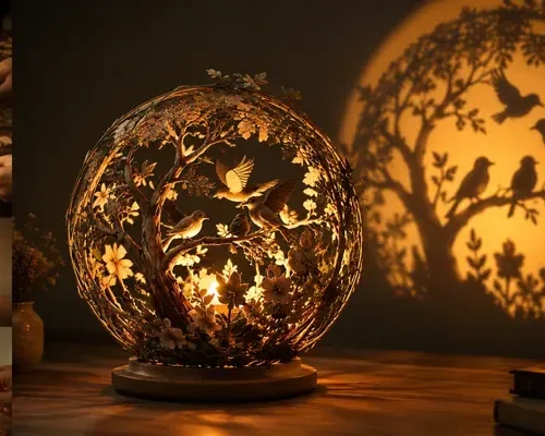 Set 10 Prompt: Viral Shadow Art Lamps
